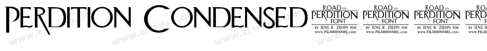 Perdition Condensed字体转换